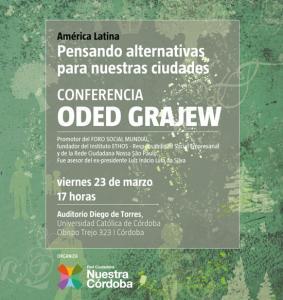 Conferencia de Oded Grajew en Córdoba